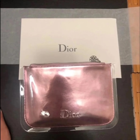 Handbags - dior cosmetic pouch bag new pink